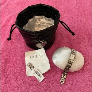 GUESS Silver with Stones Women Watch